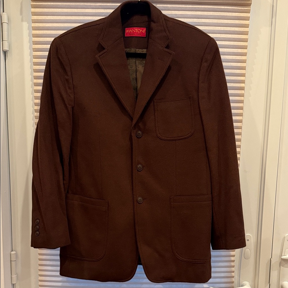 Mantoni Italian Wool/Cashmere Blazer